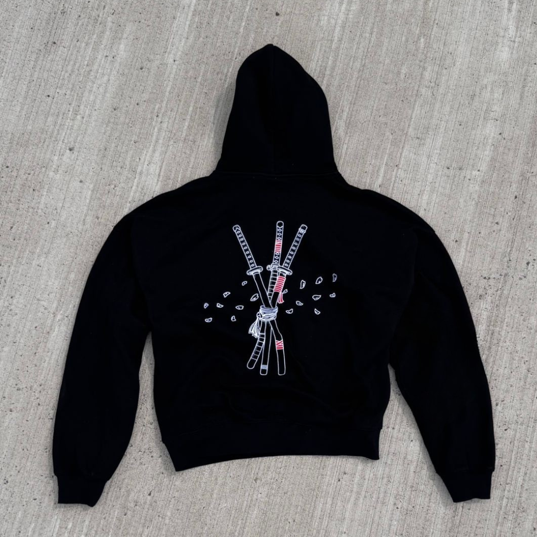 "SANTO" Hoodie - Black